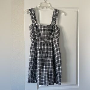 A&F Gingham Print Mini Dress